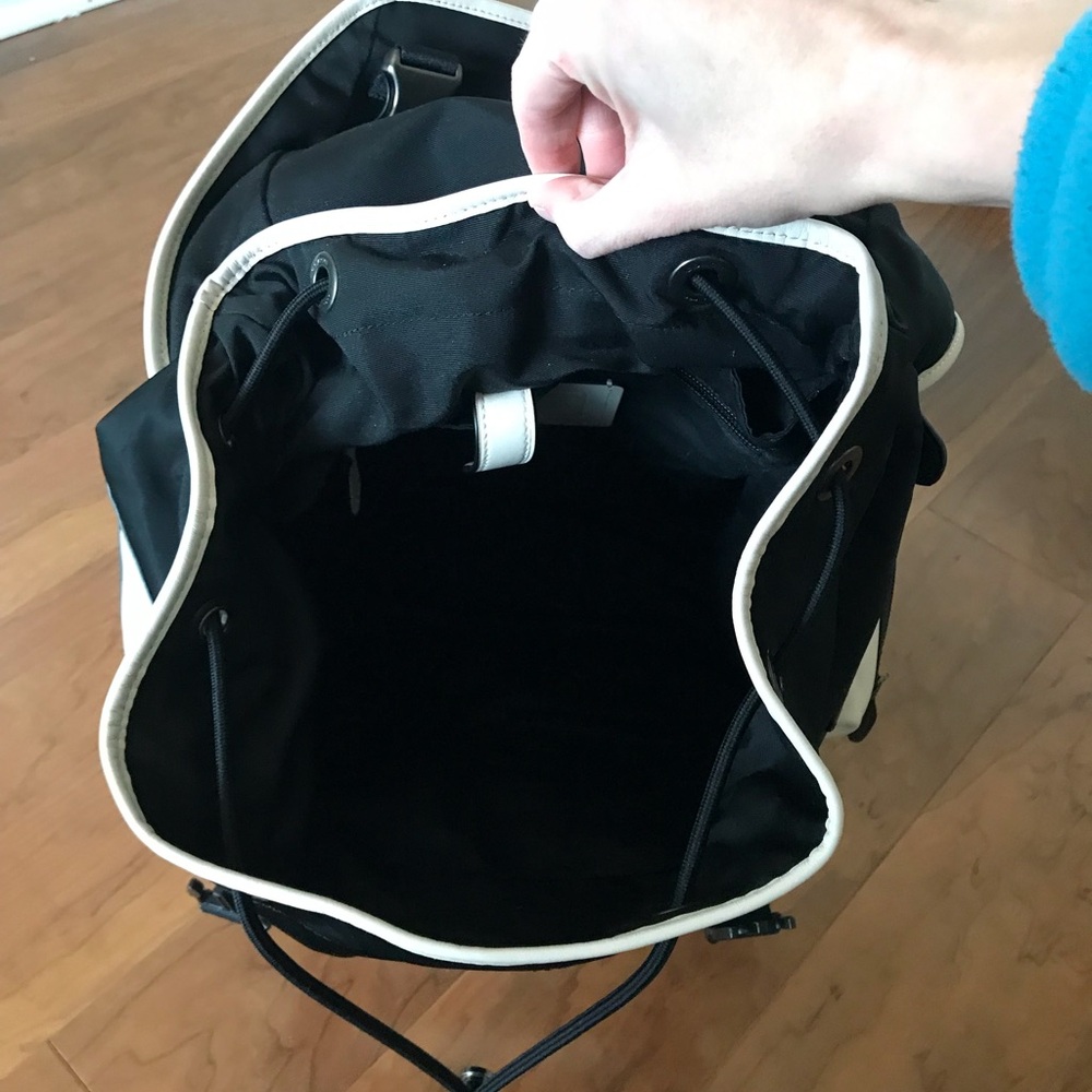 Coach Trek Leather Drawstring Multi Purpose Backpack - Picture 12 of 16
